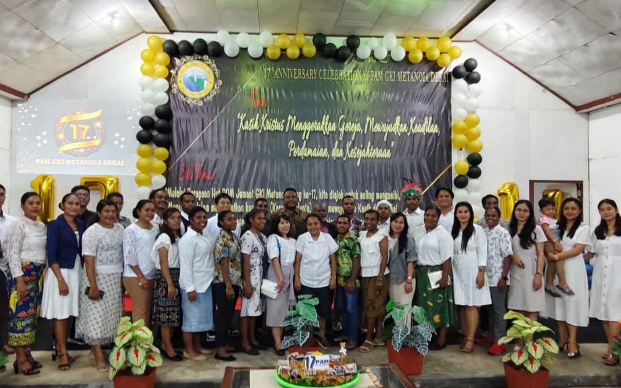 CELEBRATION OF THE 17TH ANNIVERSARY OF THE YOUTH FELLOWSHIP OF GKI METANOIA IN DEKAI, YAHUKIMO